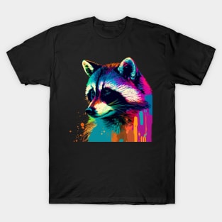 Pop Art Raccoon T-Shirt